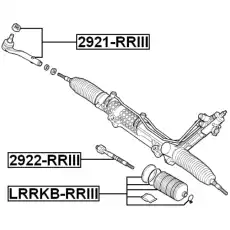 Рулевой наконечник FEBEST 2921-RRIII
