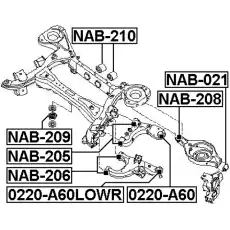 Шаровая опора FEBEST 0220-A60