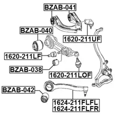 Шаровая опора FEBEST 1620-211UF