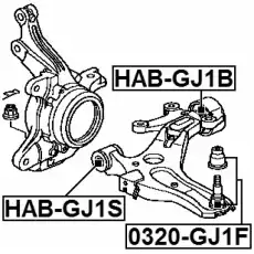 Шаровая опора FEBEST 0320-GJ1F