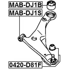 Шаровая опора FEBEST 0420-D81F
