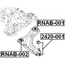 Шаровая опора FEBEST 2420-001