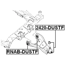 Шаровая опора FEBEST 2420-DUSTF