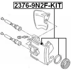 рем.к-т диск.торм.!\ VW, Seat <95 diam.48 Ate 2376-9N2F-KIT FEBEST