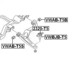 Шаровая опора FEBEST VWBJB-T5