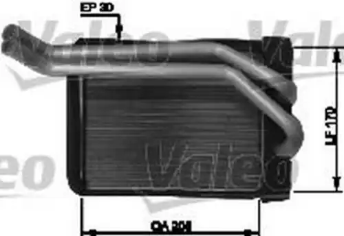 Радиатор печки VALEO 812432