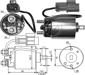 втягивающее реле ZM713 ZM