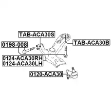 Рычаг подвески FEBEST 0124-ACA30RH