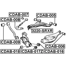 с/б задней цапфы!\ CDAB-018 FEBEST