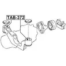  САЙЛЕНТБЛОК ПОДУШКИ ДИФФЕРЕНЦИАЛА TAB-372 FEBEST