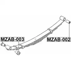  САЙЛЕНТБЛОК РЕССОРЫ MZAB-003 FEBEST