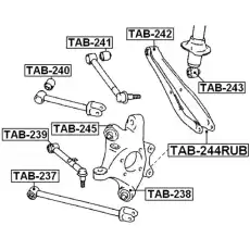 TAB-244RUB САЙЛЕНБЛОК ЗАДНЕЙ ЦАПФЫ FEBEST