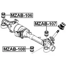 САЙЛЕНТБЛОК РУЛЕВОЙ РЕЙКИ MZAB-106 FEBEST