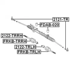 САЙЛЕНТБЛОК РУЛЕВОЙ РЕЙКИ FDAB-020 FEBEST