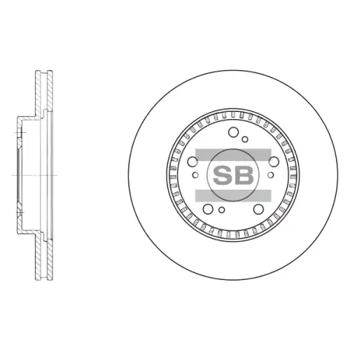 Тормозной диск SANGSIN SD4101