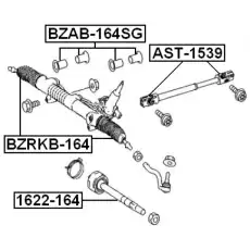 Рулевая тяга FEBEST 1622-164