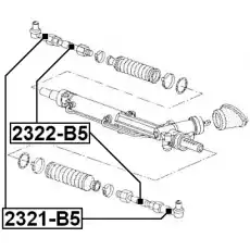 Рулевая тяга FEBEST 2322-B5