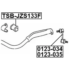 Тяга стабилизатора FEBEST 0123-035