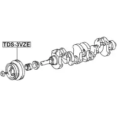 Шкив коленвала FEBEST TDS-3VZE
