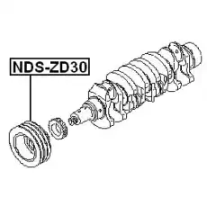 Шкив коленвала FEBEST NDS-ZD30