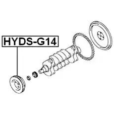 Шкив коленвала FEBEST HYDS-G14