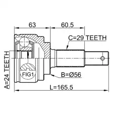 ШРУС наружный FEBEST 0210-B30