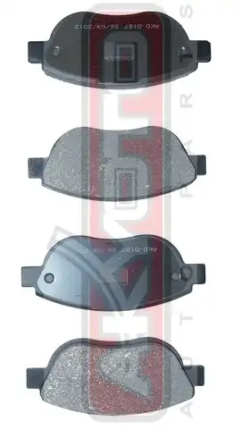 Тормозные колодки дисковые AKYOTO AKD-0187