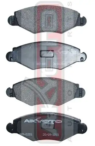 Тормозные колодки дисковые AKYOTO AKD-0201