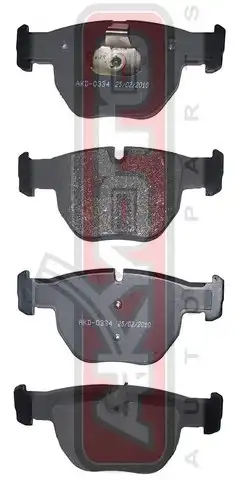 Тормозные колодки дисковые AKYOTO AKD-0334