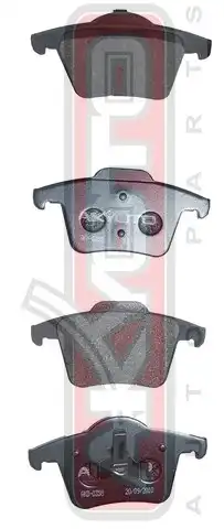 Тормозные колодки дисковые AKYOTO AKD-0358