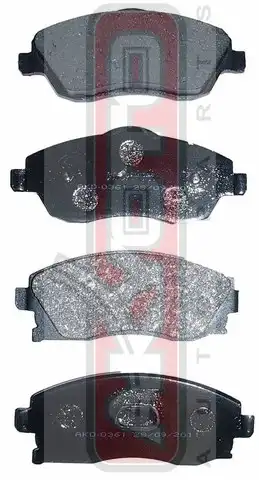 Тормозные колодки дисковые AKYOTO AKD-0361