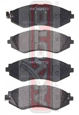 Тормозные колодки дисковые AKYOTO AKD-0374