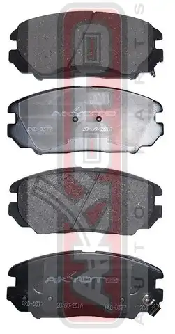 Тормозные колодки дисковые AKYOTO AKD-0377