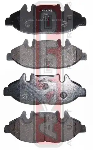 Тормозные колодки дисковые AKYOTO AKD-0406