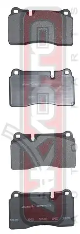 Тормозные колодки дисковые AKYOTO AKD-0531
