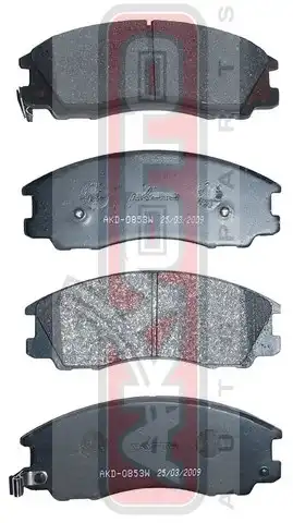Тормозные колодки дисковые AKYOTO AKD-0853