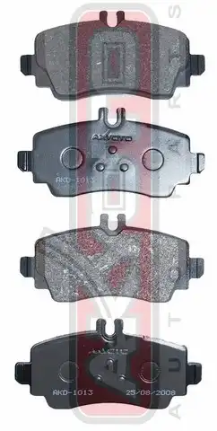 Тормозные колодки дисковые AKYOTO AKD-1013
