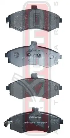 Тормозные колодки дисковые AKYOTO AKD-1060