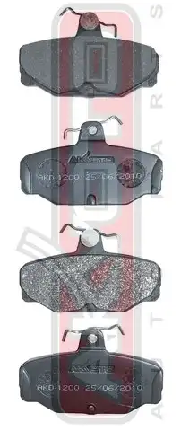 Тормозные колодки дисковые AKYOTO AKD-1200
