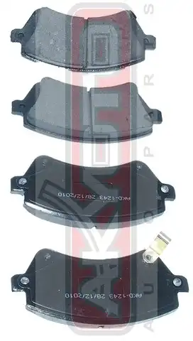 Тормозные колодки дисковые AKYOTO AKD-1243