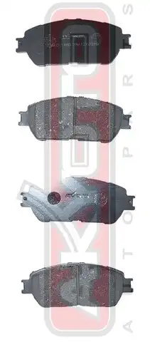 Тормозные колодки дисковые AKYOTO AKD-1480