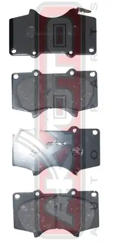 Тормозные колодки дисковые AKYOTO AKD-1482