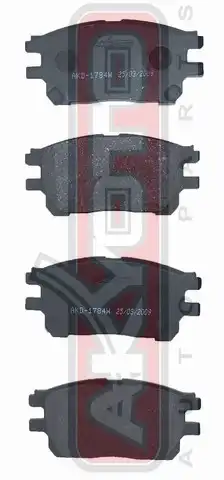 Тормозные колодки дисковые AKYOTO AKD-1784