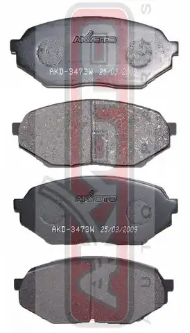 Тормозные колодки дисковые AKYOTO AKD-3473