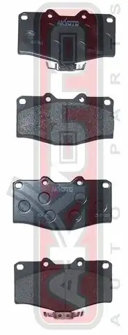 Тормозные колодки дисковые AKYOTO AKD-7463
