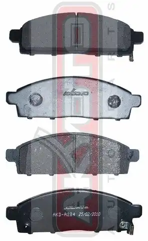 Тормозные колодки дисковые AKYOTO AKD-A284