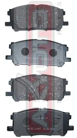 Тормозные колодки дисковые AKYOTO AKDC-1497