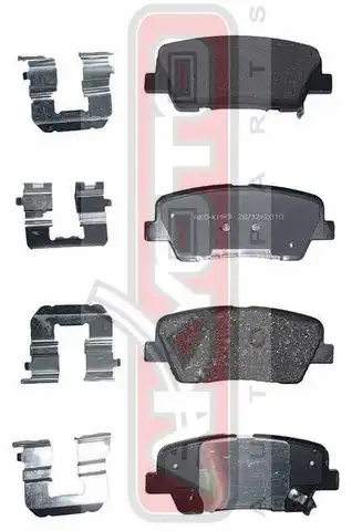 Тормозные колодки дисковые AKYOTO AKD-KMR9