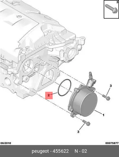 Кольцо уплотнительное автомобильное PSA 4556 22