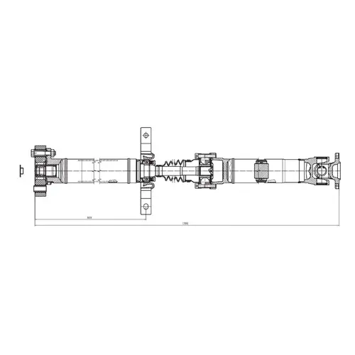 Карданный вал TRIALLI CD 6007